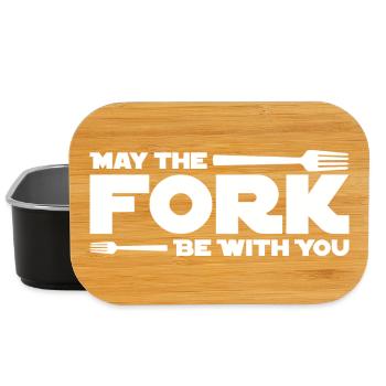 May the fork be with you - Lunch Box - black - Front