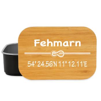Fehmarn - Lunch Box - Schwarz - Vorne