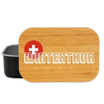 Winterthur Swiss City Crest Tee - Lunch Box - Schwarz - Vorne