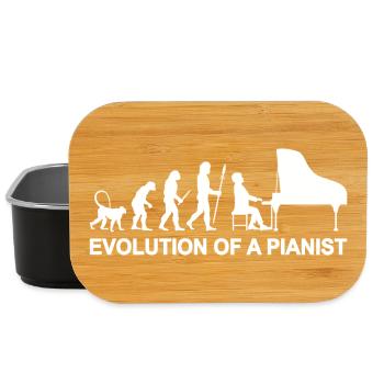 Evolution of a Pianist - Lunch Box - black - Front
