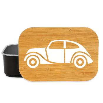 Vintage Car Icon - Car Classic Comic - Lunch Box - black - Front