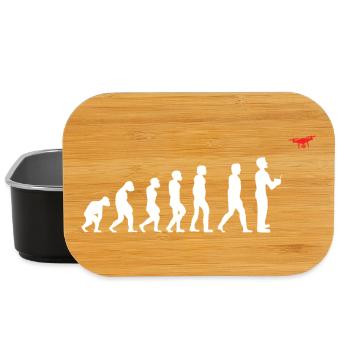 Evolution des Menschen Drohne Pilot - Lunch Box - Schwarz - Vorne