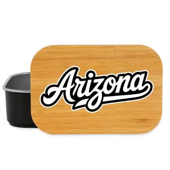Arizona – Souvenir-Design des US-Bundesstaates - Lunch Box - Schwarz - Vorne