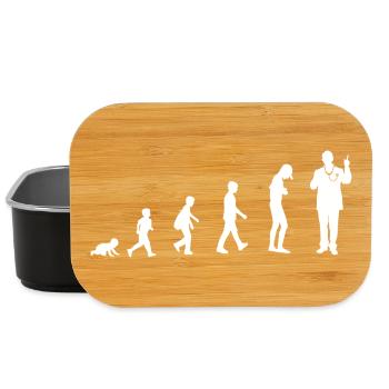 Évolution du bébé au médecin - Boîte à goûter - noir - Devant