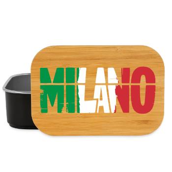 Milano Italien Mailand - Lunch Box - Schwarz - Vorne