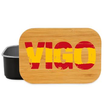 Vigo Flagge Spanien - Lunch Box - Schwarz - Vorne