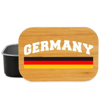 Germany Flag Germany - Lunch Box - black - Front