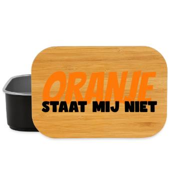 Orange passt nicht zu mir. Koninsdag Niederlande - Lunch Box - Schwarz - Vorne