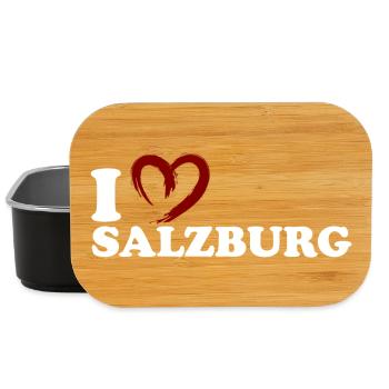 I love Salzburg - Lunch Box - black - Front