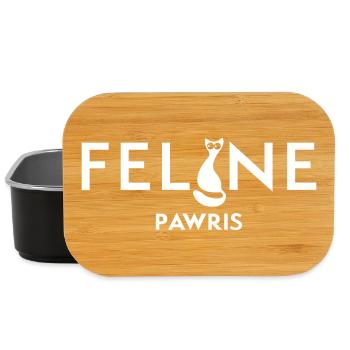 Katze(dunkel) - Lunch Box - Schwarz - Vorne