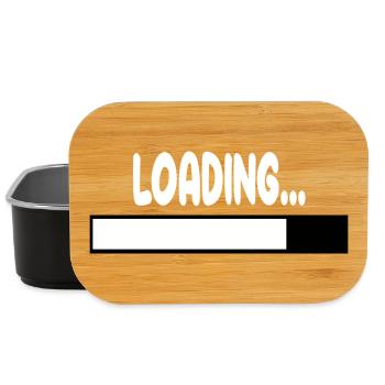 LOADING - Lunch Box - black - Front