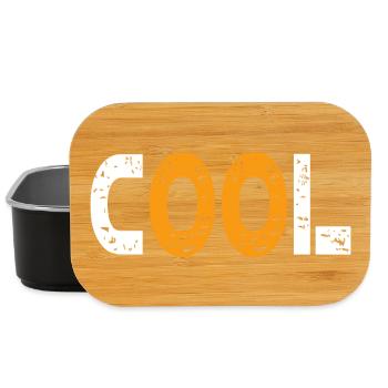 Cool moderne et jeune - Boîte à goûter - noir - Devant