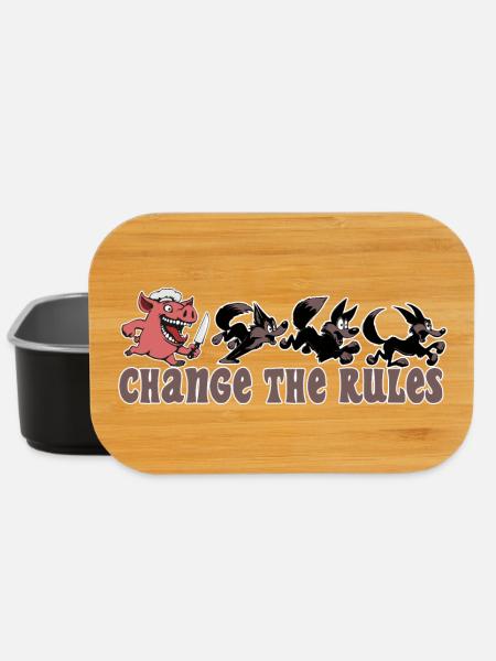 cochon change les règles ! - Boîte à goûter - noir