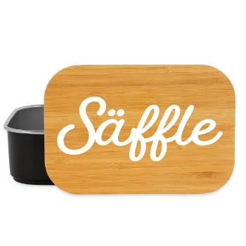 Säffle white - Lunch Box - black - Front