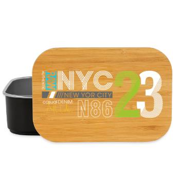 Urban Streetwear Number 86 Design - Lunch Box - black - Front