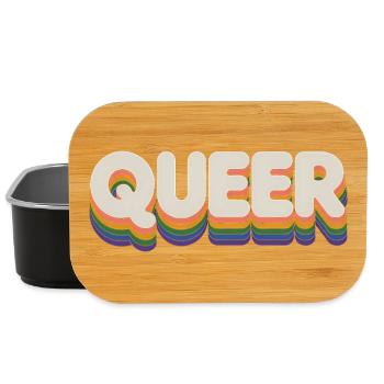 Queer - Cool Pride Logo - Boîte à goûter - noir - Devant