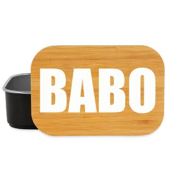 babo_ffm_cho_frankfurt_haft_shirt_geschenk - Boîte à goûter - noir - Devant