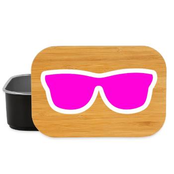 Lunettes de soleil - Boîte à goûter - noir - Devant