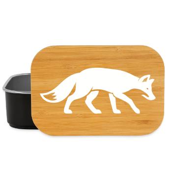 Fuchs Tier - Lunch Box - Schwarz - Vorne