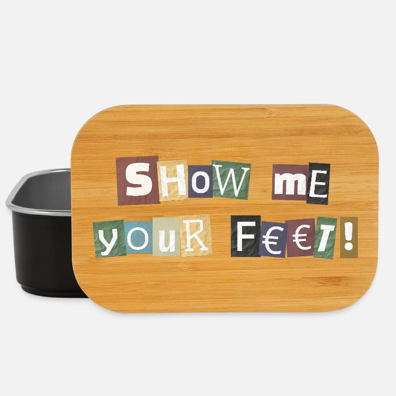 Show Me Your Feet Ransom - Lunch Box - black