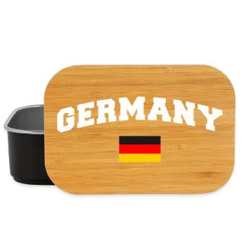 Germany Flagge Deutschland - Lunch Box - Schwarz - Vorne