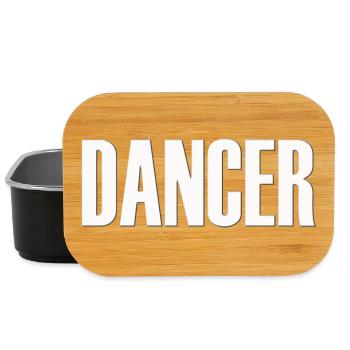 dancer break hip hop tanz tanzen liebe musik disco - Lunch Box - Schwarz - Vorne