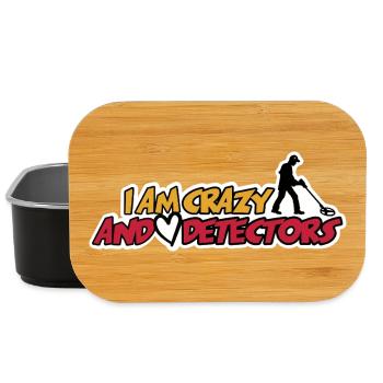 I AM CRAZY & LOVE DETECTORS - Lunch Box - Schwarz - Vorne
