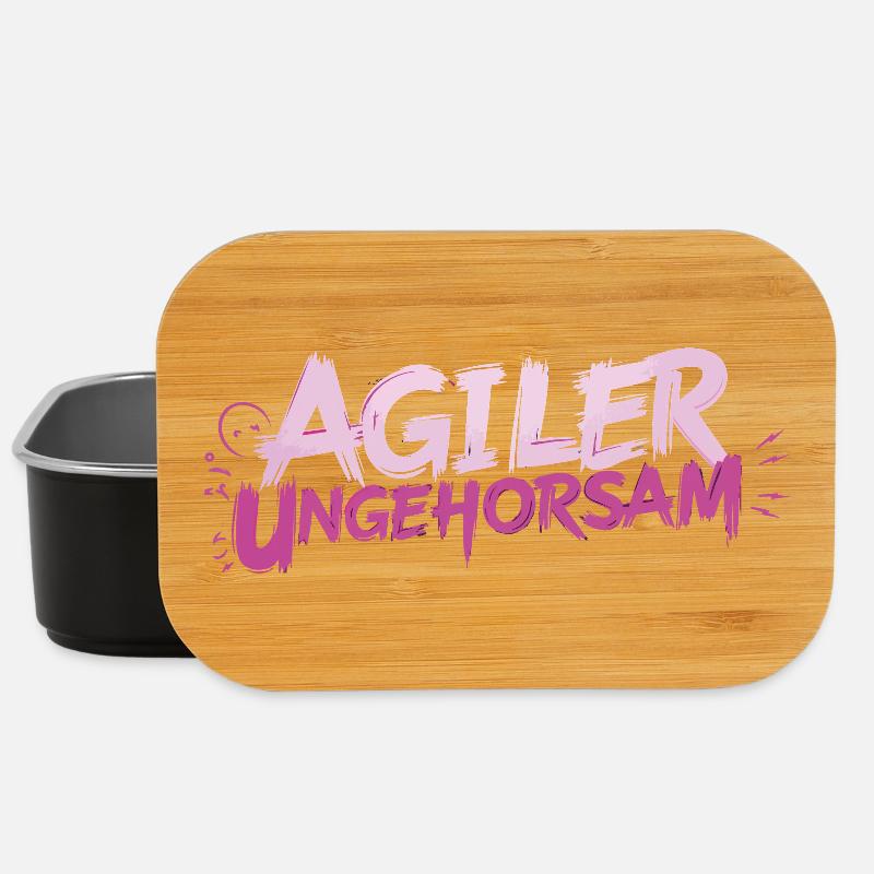 Agiler Ungehorsam - Lunch Box - Schwarz