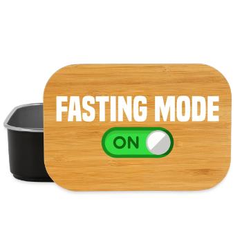 Fasting Mode On Toggle Graphic Tee - Lunch Box - black - Front