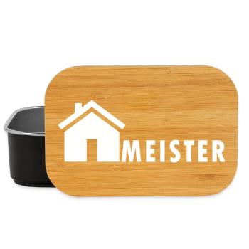 Hausmeister Design - Lunch Box - Schwarz - Vorne