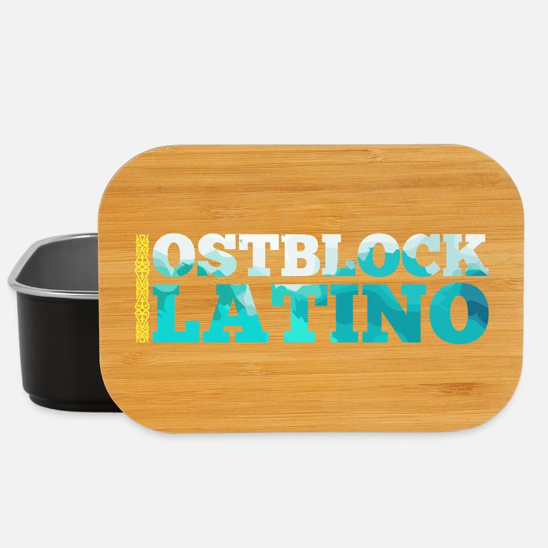 Ostblock Latino Kasache Kasachstan Geschenk - Lunch Box - Schwarz