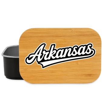 Arkansas - Souvenir USA State Design - Lunch Box - black - Front