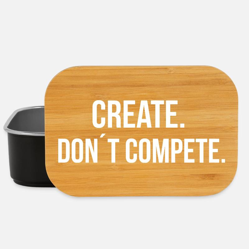 CREATE. DON´T COMPETE. | Greyline Official - Lunch Box - Schwarz