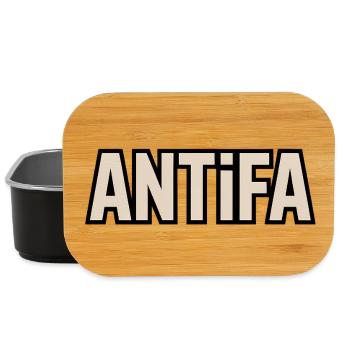 Antifa - Antifascist Merch - Lunch Box - Schwarz - Vorne