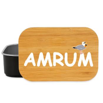 Amrum Seagull Mer du Nord - Boîte à goûter - noir - Devant