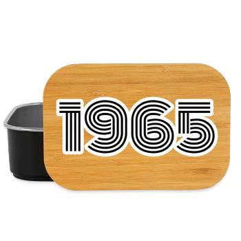 Born in 1965 - Lunch Box - black - Front