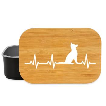 Hunde Herzschlag - Lunch Box - Schwarz - Vorne