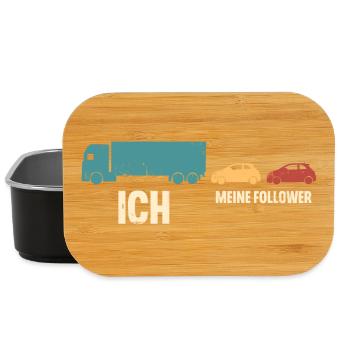 Lkw Fahrer - Lunch Box - Schwarz - Vorne