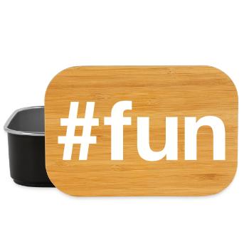 FUN Spass Hashtag - Boîte à goûter - noir - Devant