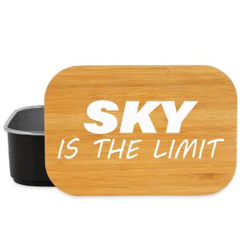SKY IS THE LIMIT - Lunch Box - black - Front