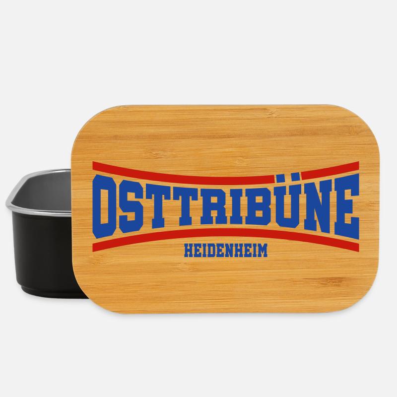 Osttribüne Heidenheim | Farben änderbar - Lunch Box - Schwarz