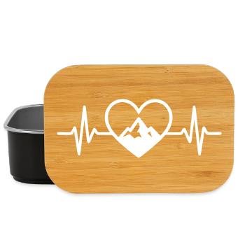 Heart Mountain Ski - Lunch Box - black - Front