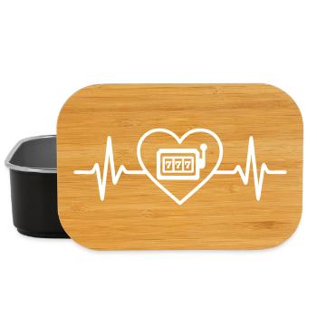 Maschine Slot Design, Vintage Style - Lunch Box - black - Front