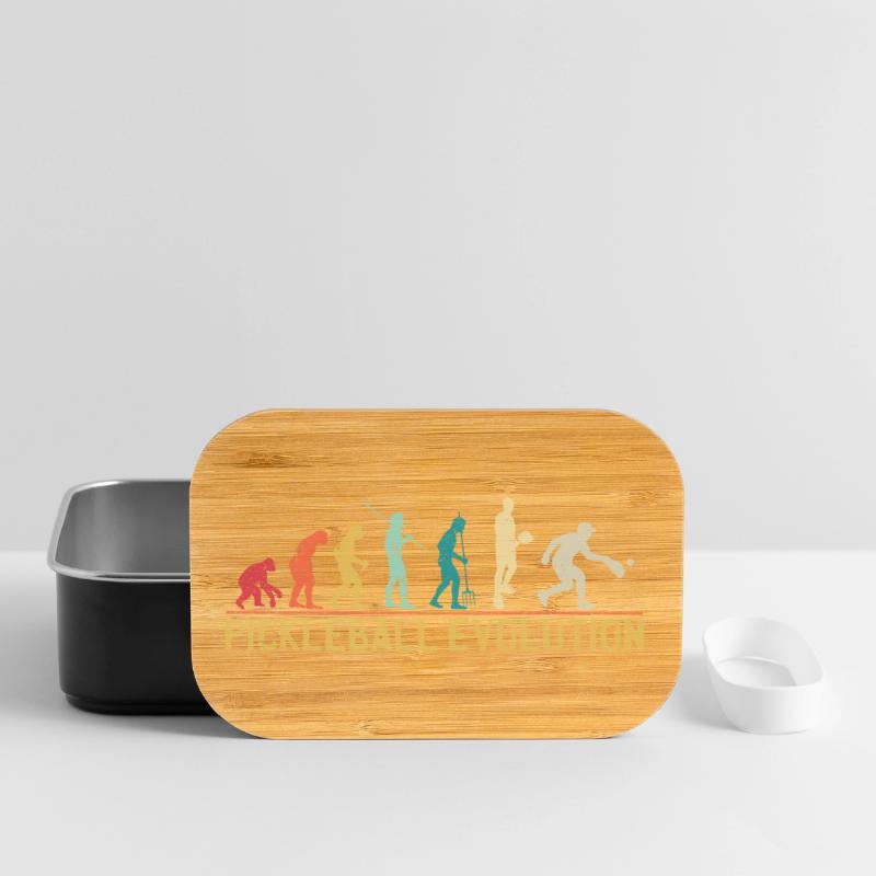 Pickleball Evolution Progression Design Lunch Box
