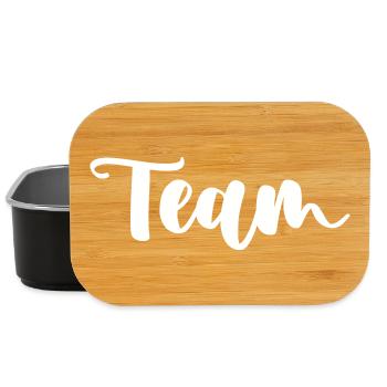 team_01 - Lunch Box - Schwarz - Vorne