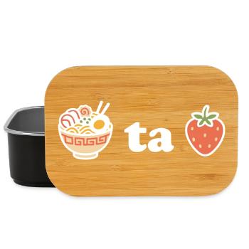 Ramen ta fraise - Ramène ta fraise - Boîte à goûter - noir - Devant