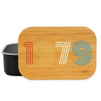 1979 Gift 1979 Vintage 1979 - Lunch Box - black - Front