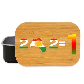 Kurdistan_2-2-_1_zusammenhalt - Lunch Box - black - Front