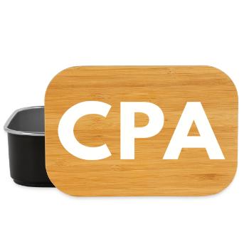 Expert-comptable agréé en finance - Boîte à goûter - noir - Devant
