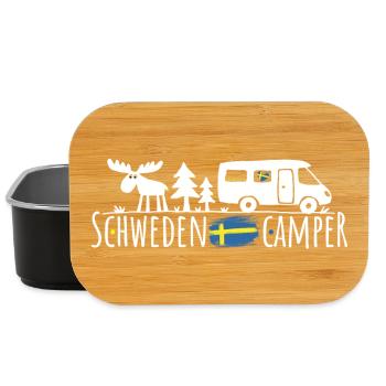 Schweden Camper Silhouette - Lunch Box - Schwarz - Vorne
